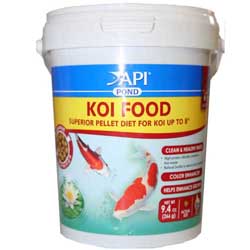 API POND - Pond Care -  Koi Fish Food - Small Pellet -9.4-OZ